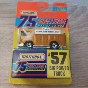 Matchbox 1/64 Diecast 75 Challenge Gold Big Power Truck - Picture 1 of 2