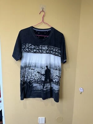 Camisa vintage ELVIS JESUS PUNK ESTAMPADO COMPLETO talla L Foto 1 de 4