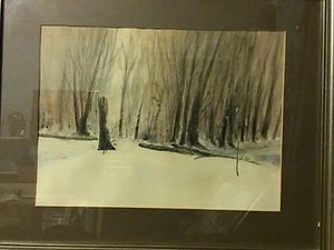 Landscape Watercolor By Tom Seiz - Picture 1 of 7