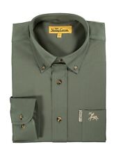 Verney Carron Grouse Stretch Shirt Green Men's Country Hunting Shooting 