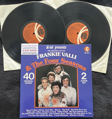 Frankie Valli & The Four Seasons (The Jersey Boys) - Greatest Hits 2 x LP EX+/EX - Image 1 of 4