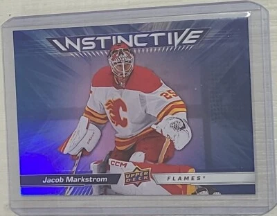 2023-24 UD Upper Deck Series 2 Instinctive - IN-22 Jacob Markstrom, Calgary Flam - Image 1 of 2