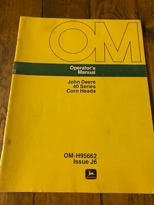 John Deere 40 Series Corn Heads Operator Manuals - Picture 1 of 2