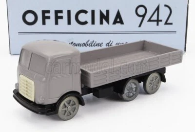 MODELLINO CAMION STATICO OFFICINA 942 OM FIAT TIGRE 1960 BIANCO SCALA 1/76 - Immagine 1 di 4