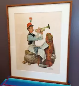 Norman Rockwell "Trumpeter" aka Sour Note Artist Proof Lithograph - Signed & A/P - Picture 1 of 11