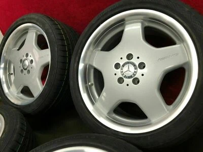 AMG Felgen + Reifen 18" Styling I Mercedes R129 SL R230 W126 SEC W140 CL SLK CLK - Bild 1 von 4