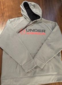 UNDER ARMOUR HERREN STORM HOODIE COLDGEAR LOCKERE PASSFORM GRAU GRÖSSE XL GEBRAUCHT, IN EINWANDFREIEM ZUSTAND - Bild 1 von 5