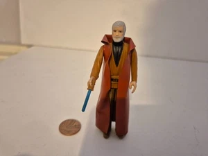 Vintage Star Wars Obi-Wan Kenobi & Light Saber Figure, 1977, Original, Hong Kong - Picture 1 of 11