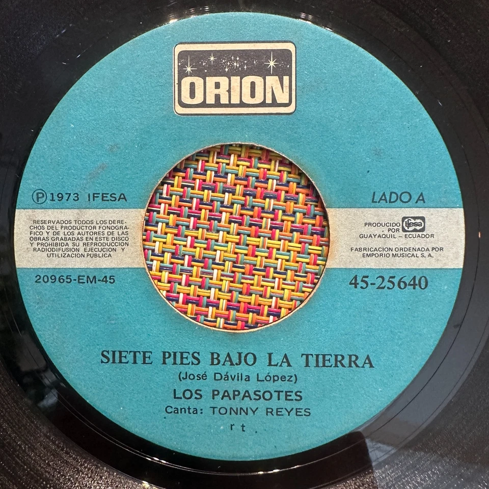 LOS PAPASOTES - Siete Pies Bajo la Tierra - KILLER GUAGUANCO ECUADOR 45 - Image 1 of 2