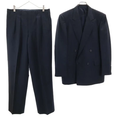 Burberrys 90s Old suit Setup Navy system Men's - Image 1 of 4