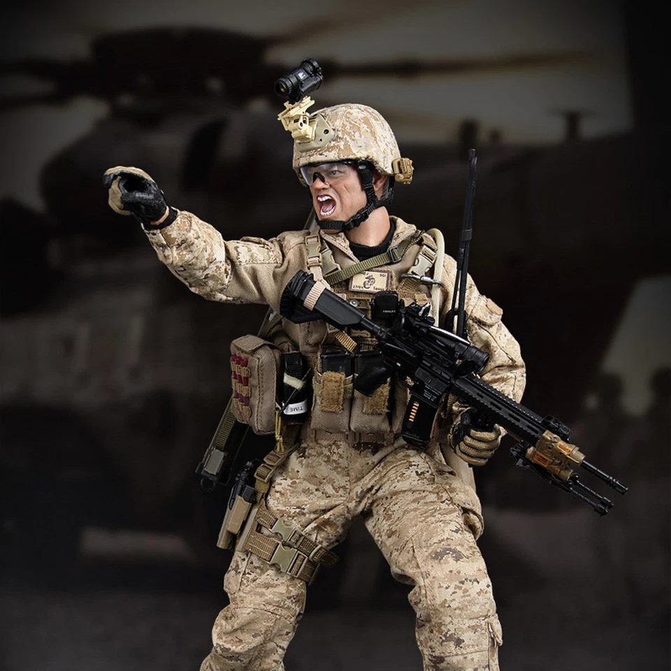 DAMTOYS RECONNAISSANCE BATTALION M27 RIFLEMAN 12in Action Figure Doll 78014 - Image 1 of 1