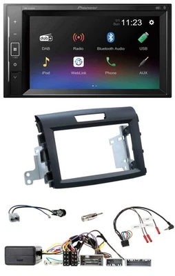 Pioneer DAB Lenkrad 2DIN Bluetooth USB Autoradio für Honda CR-V FR5/FR6 ab 2013 - Bild 1 von 4