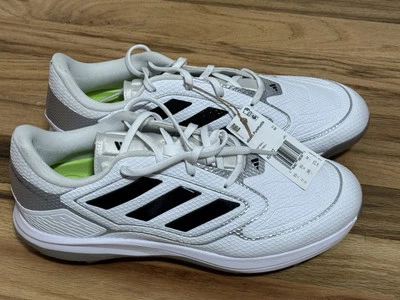 New Adidas Adizero PureHustle 3 TPU Softball Cleats IG7137 White/Black Size 11 - Image 1 of 4