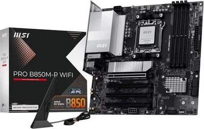 Msi PRO B850M-P WIFI Scheda Madre PC mATX AMD AM5 RAM DDR5 M.2 PCIe LAN 5Gbps - Immagine 1 di 4