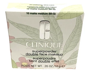 Clinique Superpowder Double Face Makeup Shade 10 Matte Medium .35oz / 10g NEW! - Picture 1 of 16