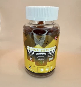 Ashwa Serenity,reduce Stress,unwind Better Sleep & Relaxation 60 Gummies (Hilal) - Picture 1 of 4