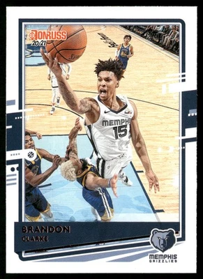 Brandon Clarke 2020-21 Donruss #192 Memphis Grizzlies - Image 1 of 2