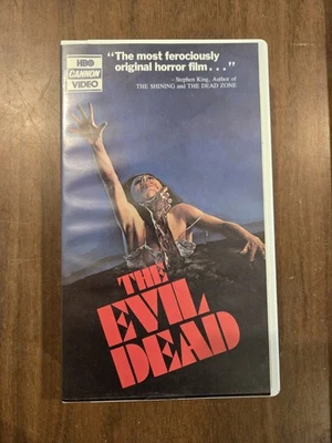 The Evil Dead VHS Tape 1979 HBO Cannon Video Sam Raimi Horror Movie Film Rare  - Image 1 of 4