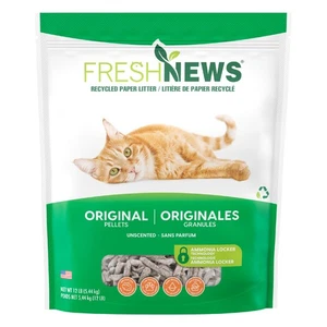 Papel reciclado, arena original de pellets para gatos, 12 libras - Imagen 1 de 8