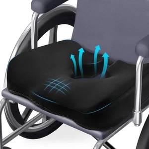 Adjustable Wheelchair Cushions for Tailbone Pain Relief Cushion, Pressure Rel... - Picture 1 of 8