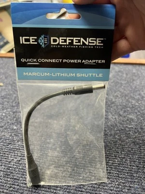 Ice Defense Marcum Lithium Shuttle Quick Connect Adapter Foto 1 de 2