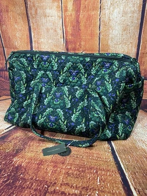 NWT VERA BRADLEY Large Original Duffel x Wicked Wickedly Beautiful, cotton - Image 1 of 4