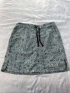 Ripskirt Hawaii Tropical Blue Green Cream Floral Athletic Travel Skirt Medium - Picture 1 of 18
