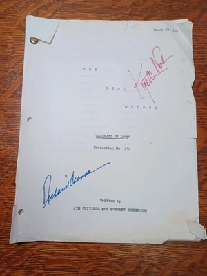 1961 The Real McCoys Script # 139 Signed - Kathleen Nolan & Richard Crenna JRR7 - Image 1 of 4