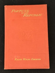 Antique, 1878, Fortune of the Republic by Ralph Waldo Emerson, HC, First Edition - Picture 1 of 9