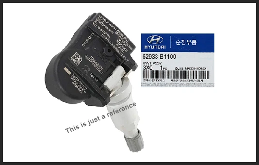 Sensor de presión de neumáticos TPMS genuino OEM 52933B1100 para Hyundai Kona Ioniq (16 ~ 2019) Foto 1 de 1