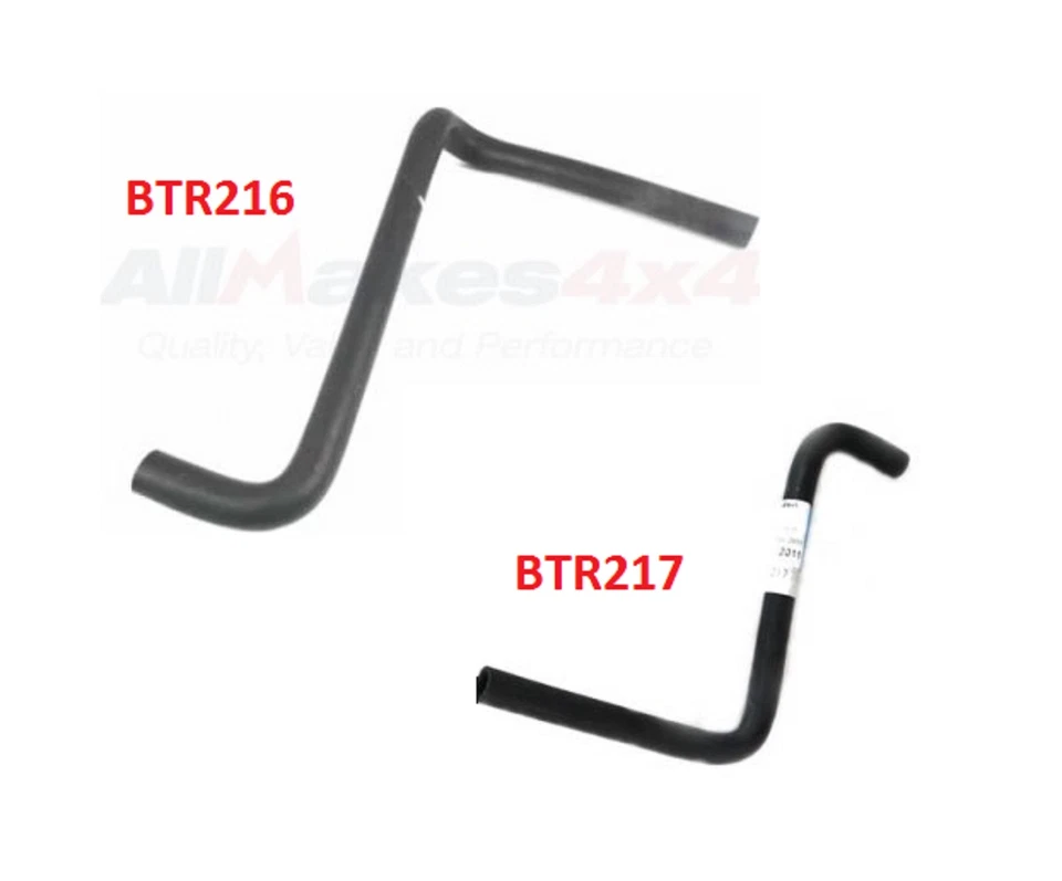 Juego de manguera de entrada y salida de calefacción Land Rover Range Classic 87-94 BTR216 BTR217 nuevo Foto 1 de 1