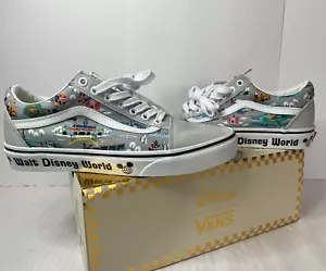 Disney Parks 2022 50 Aniversario Magic Vans Of The Wall Zapatos Talla M9|W10.5Nuevos - Imagen 1 de 9