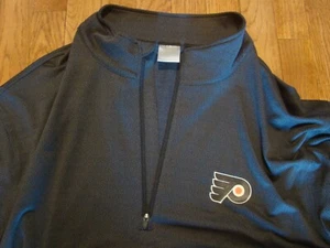 Philadelphia Flyers Herren Levelwear Official NHL grau 1/4 Zip Langarm Pullover - Bild 1 von 17