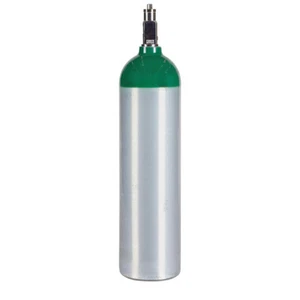 Nouveau cylindre d'oxygène médical en aluminium E médical de 24,1 pieds cubes avec valve postale CGA870 - Photo 1/3