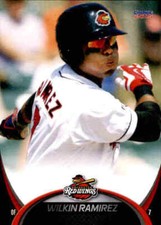 2015 Rochester Red Wings Choice #20 Wilkin Ramirez Dominican Republic DR Card