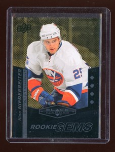 2010-11 Black Diamond Rookie Gems Gold #208 Nino Niederreiter 1/10 *S2834