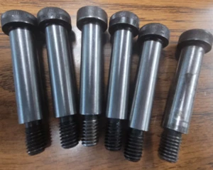 5 Steckschlüssel Kopf Schulter Bolzen Schrauben 1/2 Zoll x 2 Zoll 3/8-16 Gewinde, legierter Stahl - Bild 1 von 2