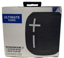 Ultimate Ears Wonderboom 2 Ultraportable Bluetooth Speaker - Deep Space Black