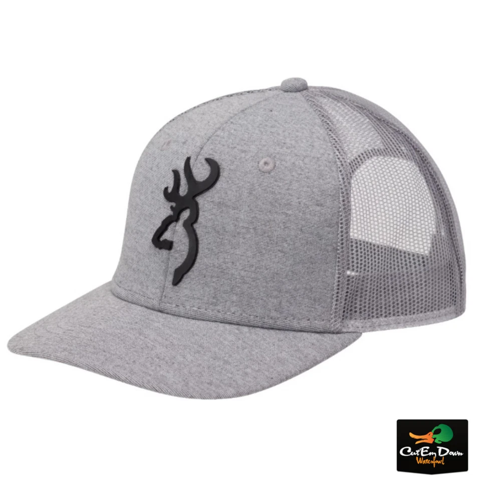 NEW BROWNING TURLEY SNAP BACK MESH BACK BALL CAP HAT BUCKMARK LOGO ADJUSTABLE - Image 1 of 1