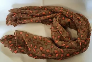 Lightweight Leopard Animal Print Ladies Fashion Scarf 170cmx70cm UK Seller - Picture 1 of 3