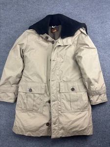 Vintage Eddie Bauer Down Blizzard Proof Jacket Coat Parka Men's Fur Collar - Picture 1 of 9