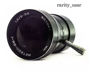 ZOOM LENS METEOR - 8m-1 1.8 / 9-38 Film Movie camera Quarz mount m25 C-mount - Picture 1 of 8