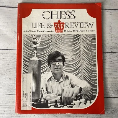 October 1973 Chess Life & Review Magazine Norman Weinstein Cover - Image 1 of 3