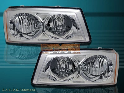 2003-06 SILVERADO/2003-06 AVALANCHA CRISTAL CROMO FAROS ÁMBAR Foto 1 de 2