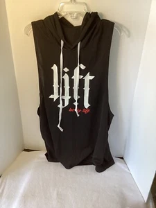 SHEIN leichter Hoodie Herren schwarz ärmellos XXL - Bild 1 von 8