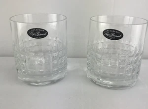 Old Fashioned glasses Accademia Luigi Bormioli Italy 2 pack - Picture 1 of 11