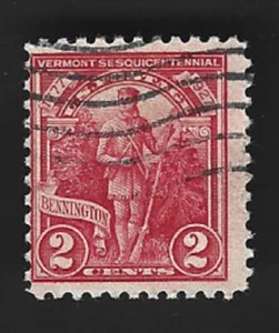 Scott# 643 2c Green Mountain Boy - (A-1) - Picture 1 of 2