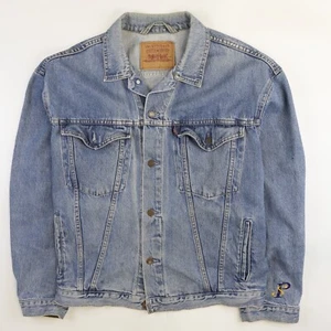 Chaqueta de camionero vintage de mezclilla Levi's talla grande - Imagen 1 de 10