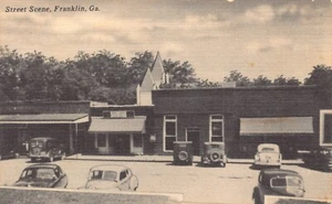 GA~GEORGIA~FRANKLIN~STREET SCENE~C.1945 - Bild 1 von 3