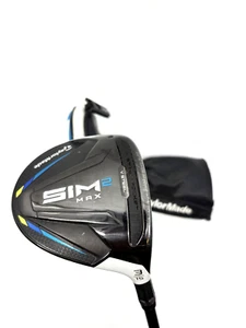 TAYLORMADE GOLF Sim2 Max 3 Fairway Wood 15 Degree Ventus Blue FW 6S Stiff Flex - Picture 1 of 3
